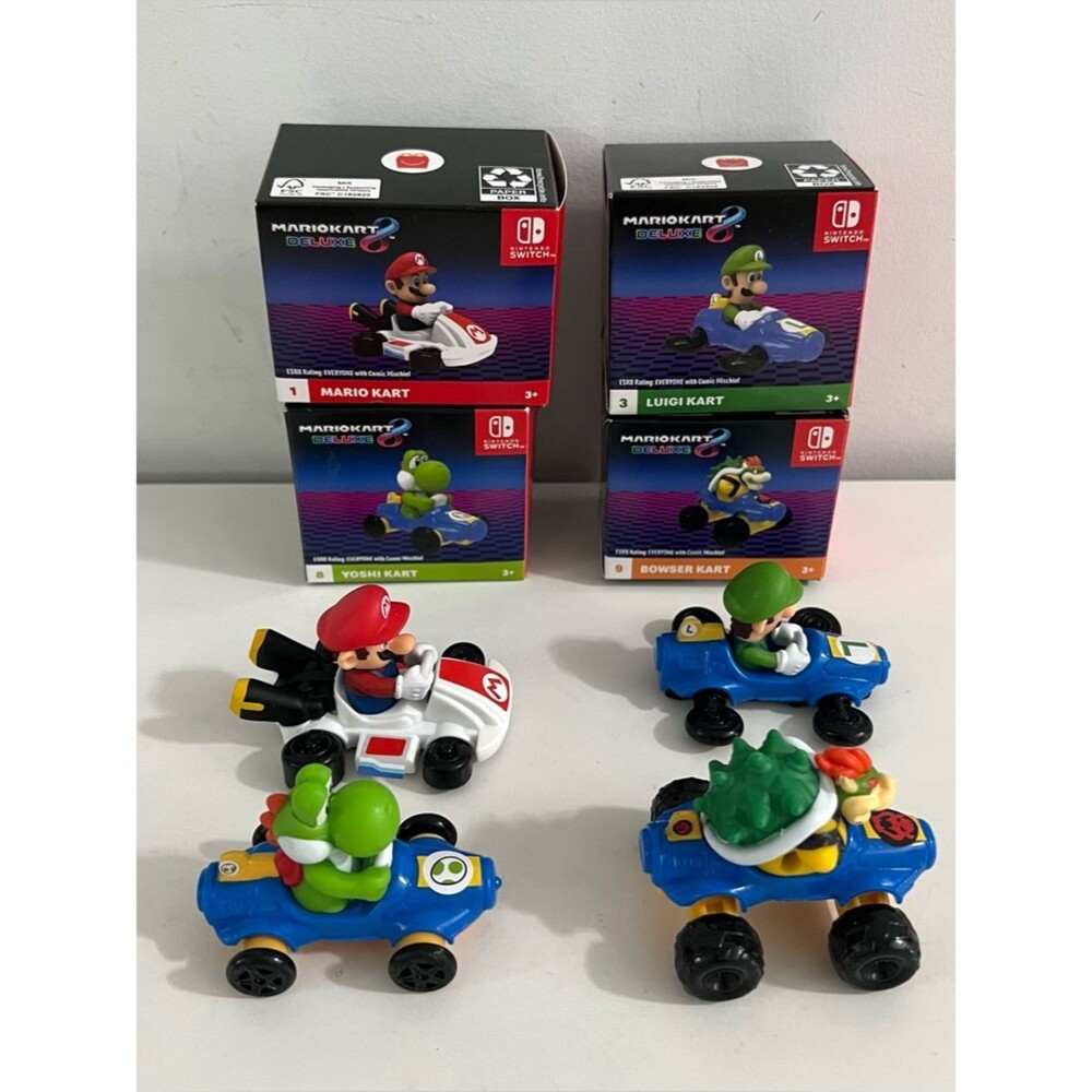 McDonald’s Mario Kart Toys Set of 4